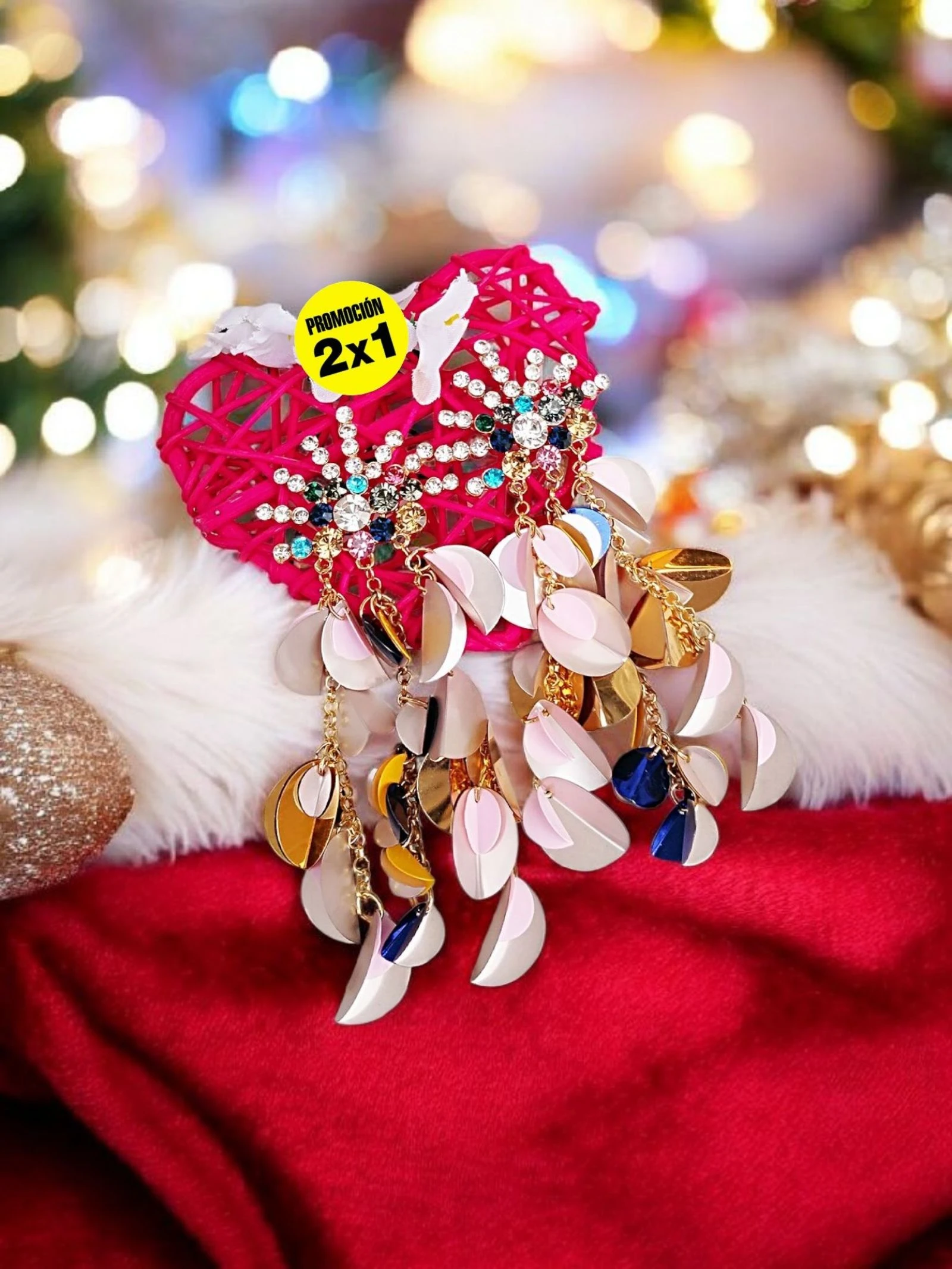 2x1pendientes multicolor 2x1 